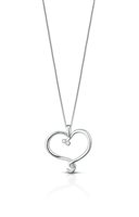 Collier PG Gioielli Femme Cuori in Or blanc Diamante CIOJULIET/2 - CIOJULIET/2